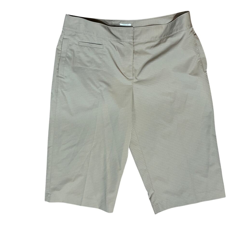 IZOD Performance Golf Shorts Women's 14 Tan W36 L16.5 Cool FX XFG Quick Dry